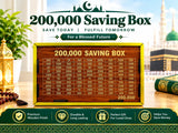 Rs 200,000 Cash Saving Wooden Box